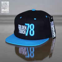 GOLDEN TOUCH SNAPBACK NEON BLUE BLACK